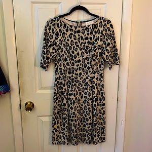 Kate Spade New York animal print/neural dress